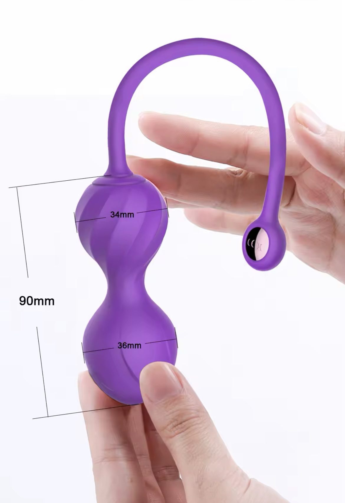 Beckenbodentrainer mit App-Steuerung – Medizinisches Silikon für Kegeltraining