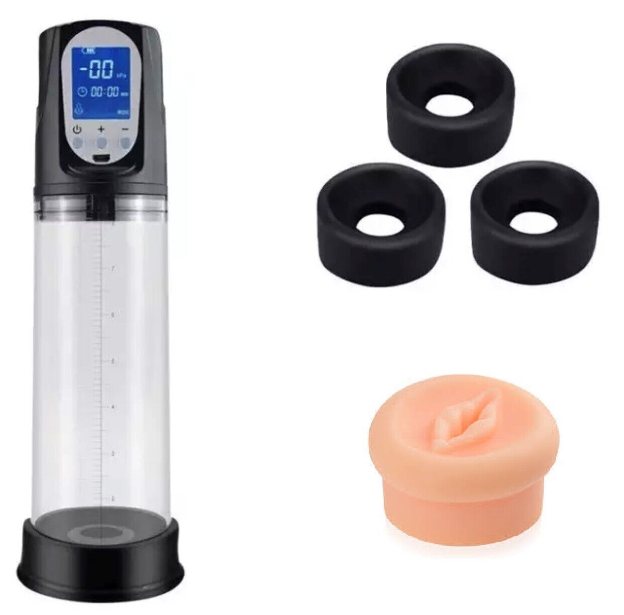Automatische Elektrische Penispumpe Digital Penisvergrößerung Impotenzhilfe