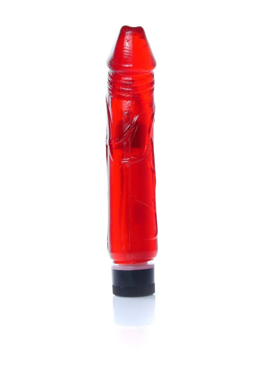 Weicher Juicy Jelly Vibrator mit Adern Realistisch 22cm Dildo Sexspielzeug TPE