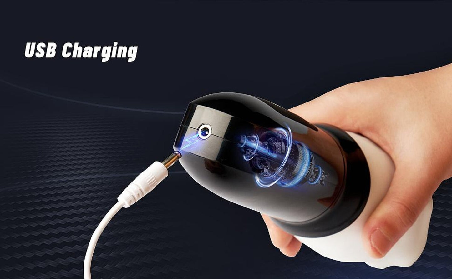 Masturbator Taschenmuschi Sexspielzeug Männer 360° Rotierender Kopf Elektrisch