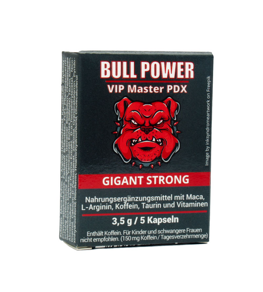 5 x Blaue Pillen Herbal 🔥 Bull Power Strong für Männer 🔥 Maca L-Arginin Taurin