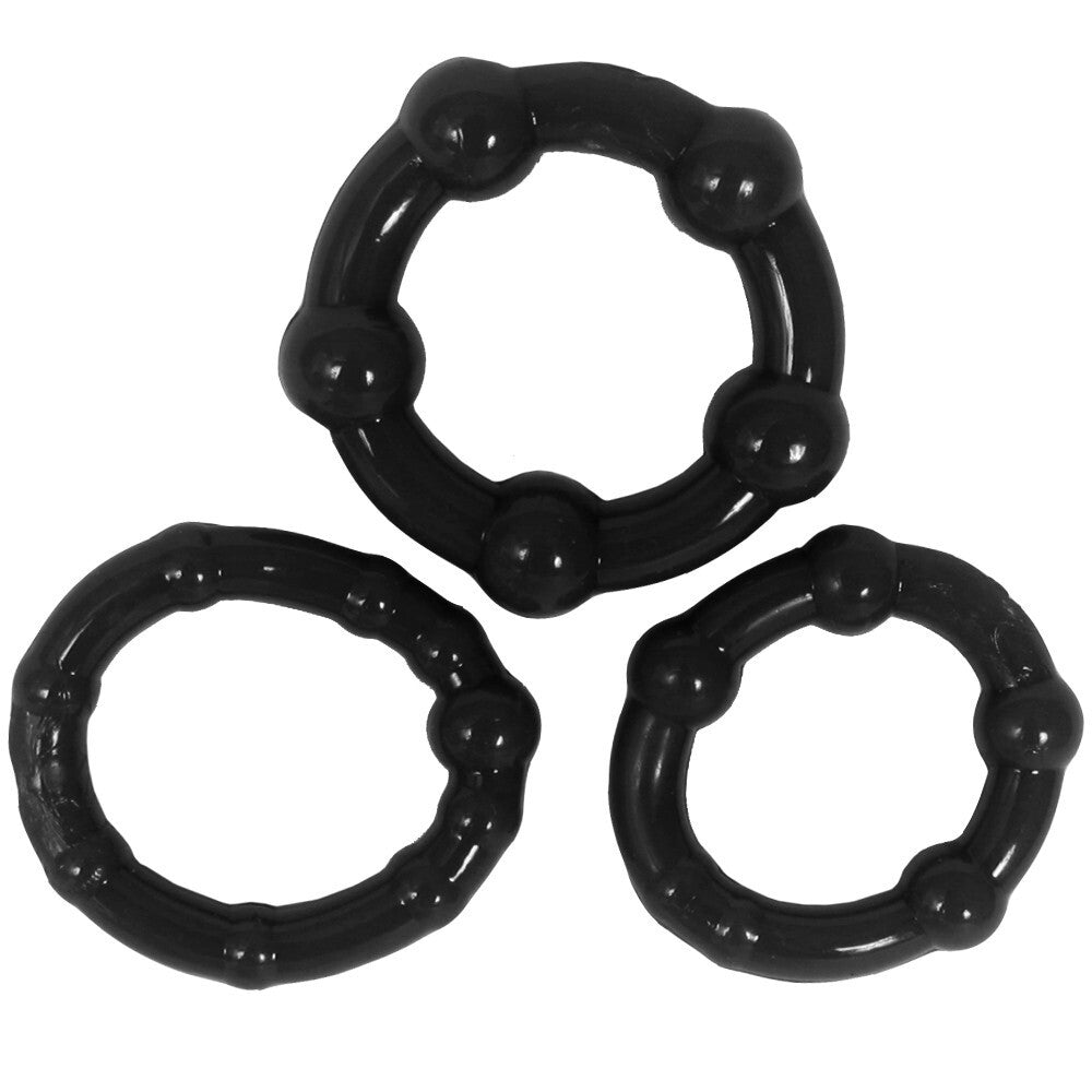 Penisring Silikon Cockring Hodenring mehr Erektion Hard 3er Set Sexspielzeug