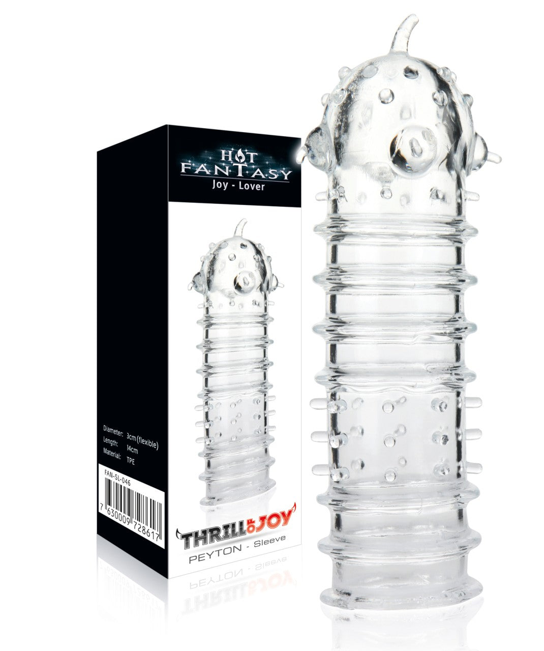 HOT FANTASY Penishülle Penis Sleeve Penisverlängerung Penismanschetten Penis Hülle Type 3