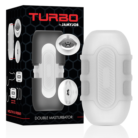 Jamyjob Turbo Doppel-Masturbator - Dual-Stimulation Sextoy