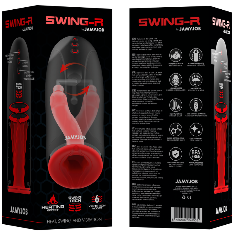 JamyJob Swing-R Heizeffekt, Swing Tech und Vibrations-Masturbator