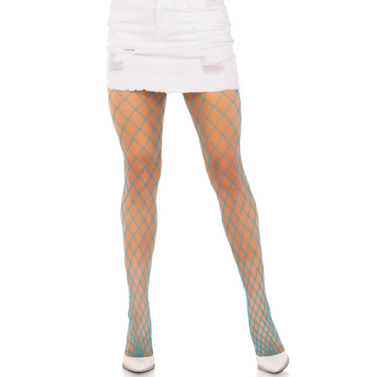 LEG AVENUE - DIAMOND-NETZSTRUMPFHOSE ROSA