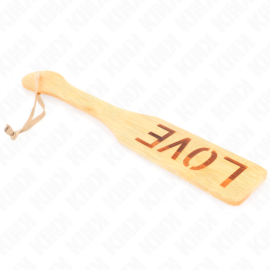 KINK - BAMBUSPALETTE WORT LIEBE 32 X 5,5 CM