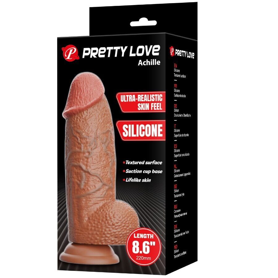 PRETTY LOVE - ACHILLE ULTRA REALISTISCHER DILDO 22 CM