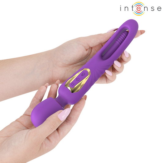 Intense Christy Vibrator-Stab mit Schnappender Zunge - Wiederaufladbar