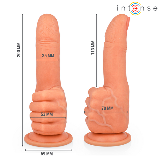 INTENSE - BENDER G-SPOT STIMULATOR FLEXIBLE HAND 11,3 CM