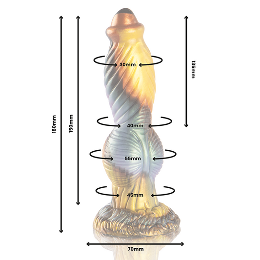 EPIC - PHOENIX DILDO DIE WIEDERAUFERWECKUNG DER VERGNÜGUNG WIEDERAUFLADBARE FERNBEDIENUNG