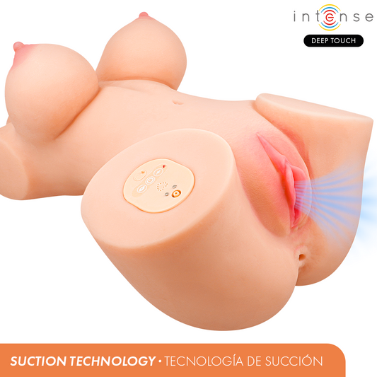 INTENSE DEEP TOUCH - VERO TORSO VAGINA MIT SAUG-, WÄRME-, VIBRATIONS- UND STIMMEFFEKTEN MIT FERNBEDIENUNG 5,5 KG