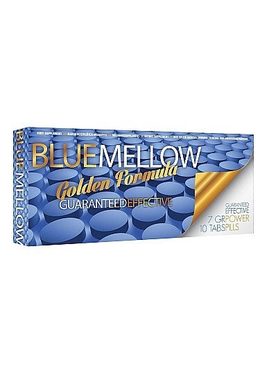 10 x Blaue Pillen Herbal 🔥 Blue Mellow für Männer 🔥 Selen L-Arginin Ginseng