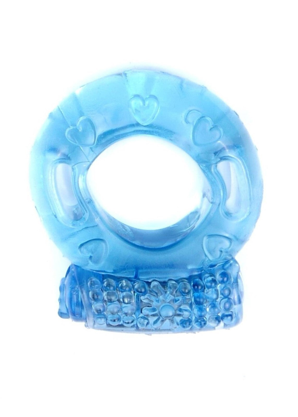 Penisring Silikon Cockring Blau - Starke Erektion mit Vibration Inkl. Batterien