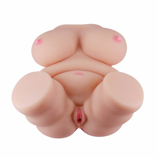 TPE Sexpuppe Masturbator Fett Chubby Torso Taschenmuschi 4kg Vagina Anal Brüste
