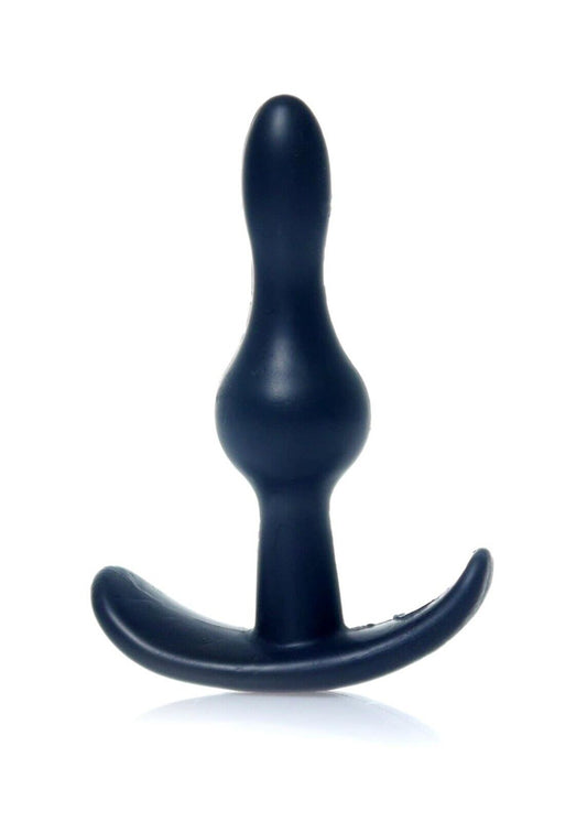 Anal Plug in Schwarz 9cm Lang Anal Stöpsel Dildo T-Plug Weich Sexspielzeug TPE