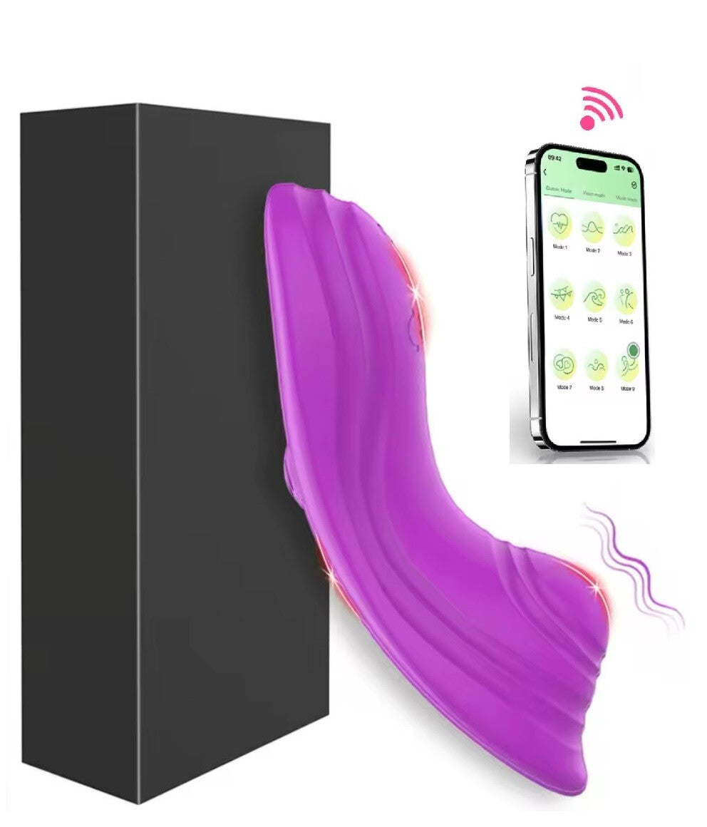 Auflegevibrator mit APP Steuerung Klitoris Vibrator USB Aufladung Sexspielzeug