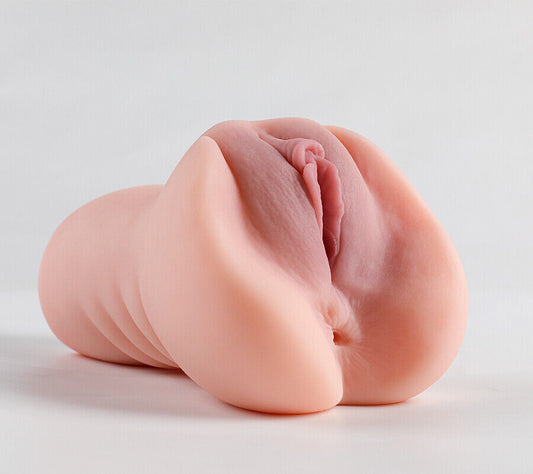2in1 Masturbator Taschenmuschi Vaginal Anal Sexspielzeug Toy Realistisch TPE