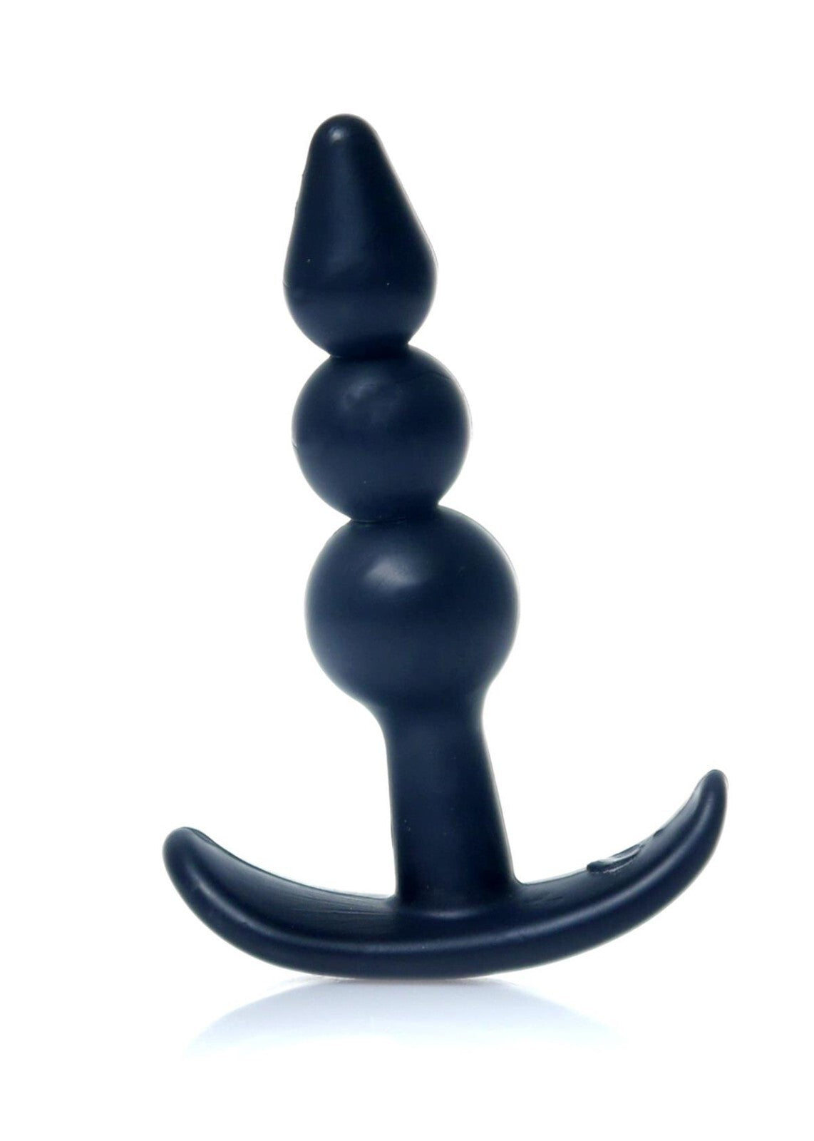 Analplug gerippt 9,5cm Lang Anal Stöpsel Dildo T-Plug Weich Sexspielzeug TPE