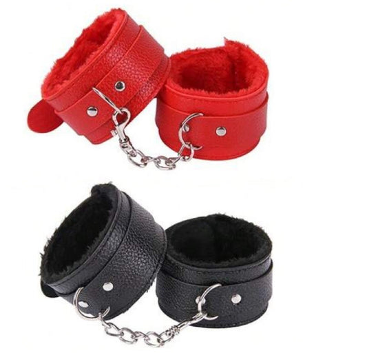 PU Leder Handschellen Fußfesseln Fesseln Bondage Sklave BDSM Erwachsene