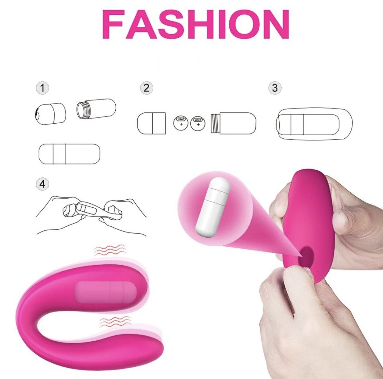 Paarvibrator Partner Vibrator Mini Sexspielzeug für Frauen Klitoris Vagina Penis