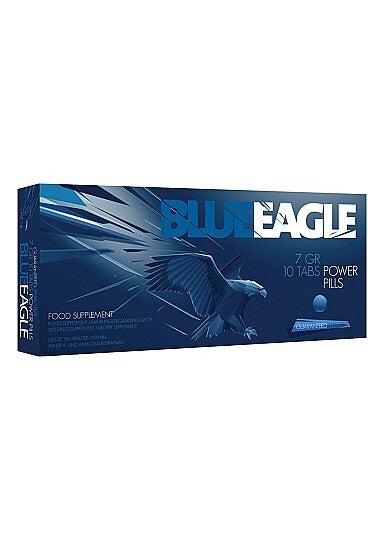 10 x Blaue Pillen Herbal 🔥 Blue Eagle für Männer 🔥 Selen L-Arginin Ginseng