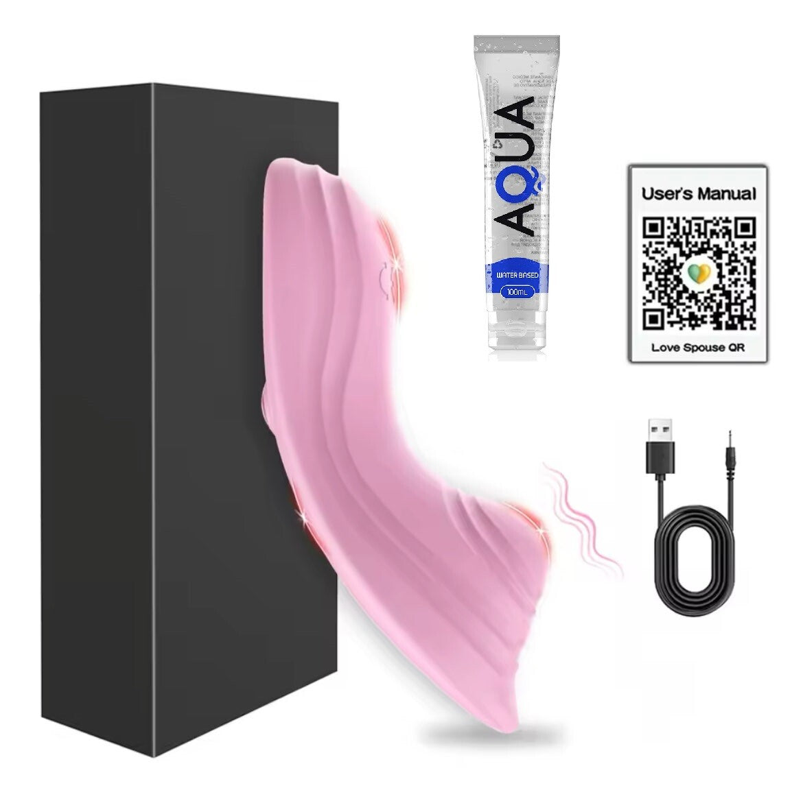 Auflegevibrator mit APP Steuerung USB Aufladung Klitoris Vibrator Sexspielzeug