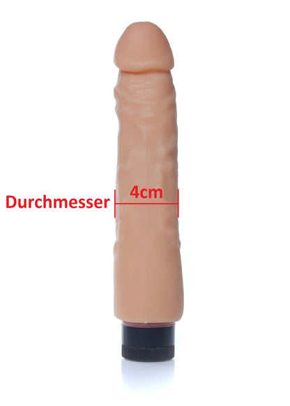 Sehr weicher TPE Vibrator Realistisch 23cm Lang Dildo Vagina Anal Sexspielzeug