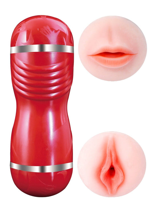 Taschenmuschi Masturbator 2in1 Vaginal Anal Sexspielzeug Toy Realistisch TPE