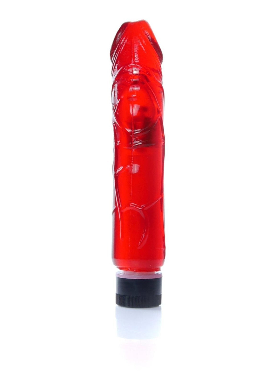 Weicher Juicy Jelly Vibrator mit Adern Realistisch 22cm Dildo Sexspielzeug TPE