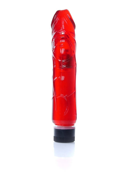 Weicher Juicy Jelly Vibrator mit Adern Realistisch 22cm Dildo Sexspielzeug TPE