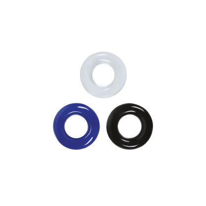 3er Set Penisring Silikon Cockring Hodenring mehr Erektion Sexspielzeug Ring Toy