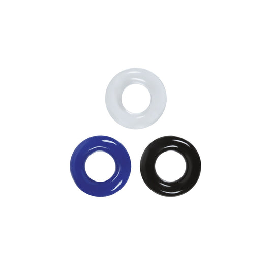 3er Set Penisring Silikon Cockring Hodenring mehr Erektion Sexspielzeug Ring Toy