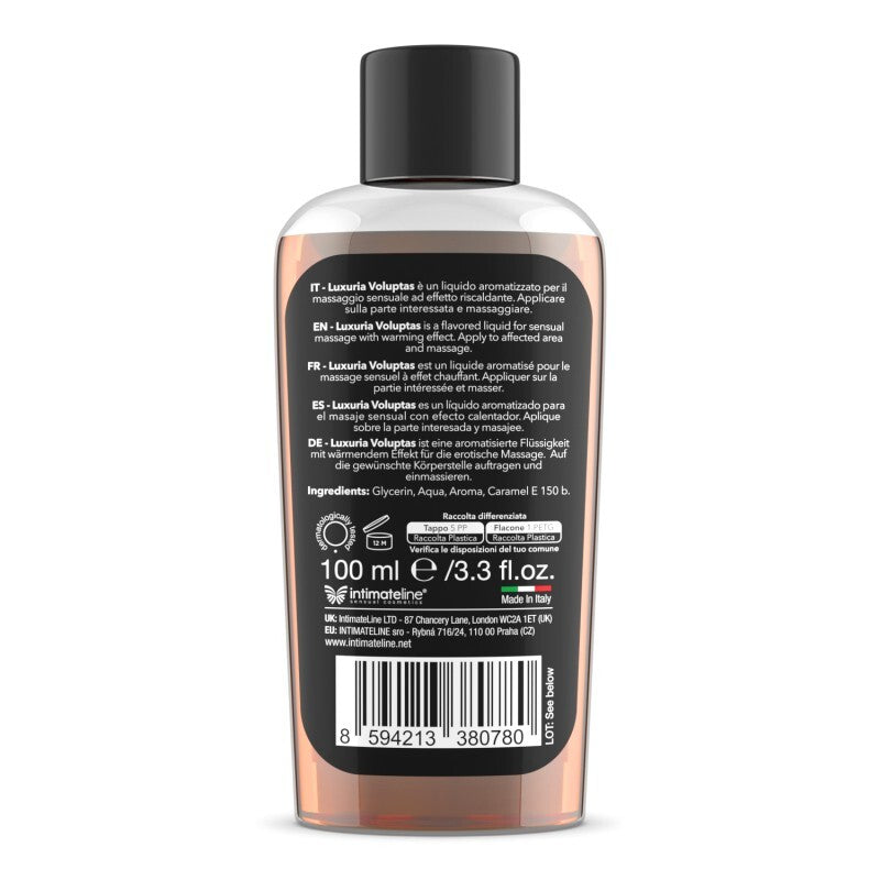 Gleitmittel Massage Oral Schoko Nuss Essbar Gel Wasserbasis Wärmend LuxuriA