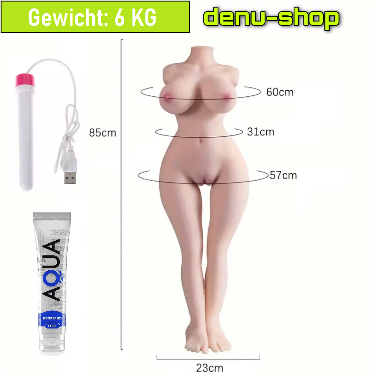 Sex Puppe Torso Taschenmuschi Masturbator Vagina Anal Sexspielzeuge Herren