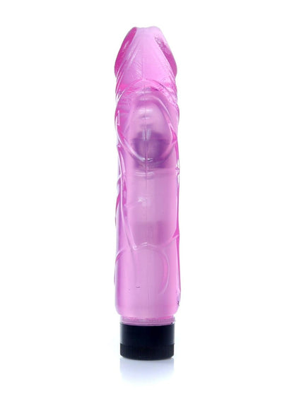 Juicy Jelly Vibrator mit Adern Weich und Realistisch 22cm Dildo Sexspielzeug TPE