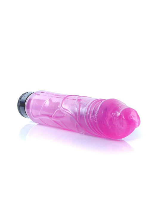 Juicy Jelly Vibrator mit Adern Weich und Realistisch 22cm Dildo Sexspielzeug TPE
