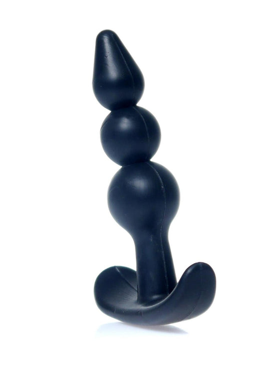Analplug gerippt 9,5cm Lang Anal Stöpsel Dildo T-Plug Weich Sexspielzeug TPE