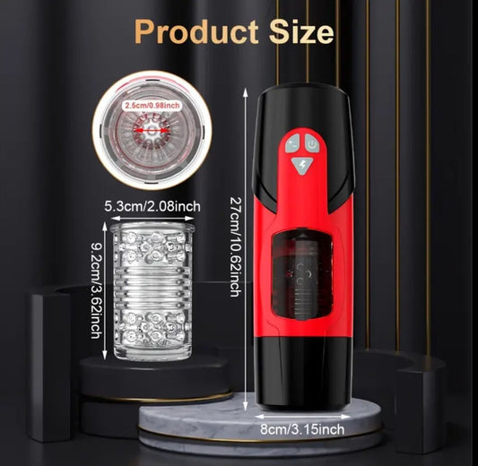 Masturbator für Männer Elektrisch Taschenmuschi Sexspielzeug Automatisch Vagina