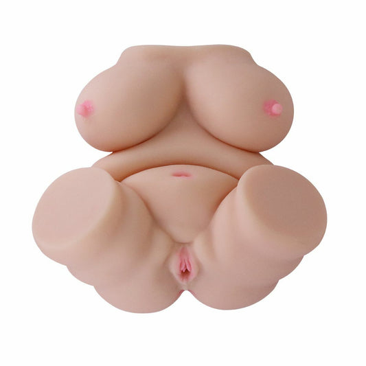 TPE Sexpuppe Masturbator Fett Chubby Torso Taschenmuschi 4kg Vagina Anal Brüste