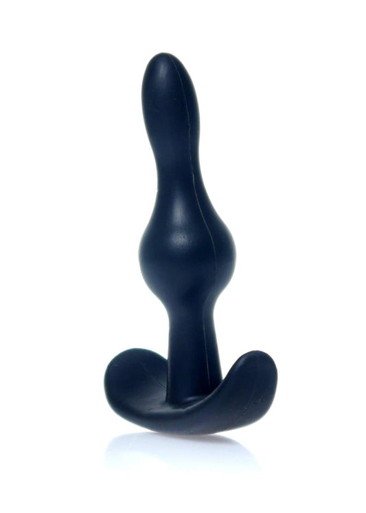 Anal Plug in Schwarz 9cm Lang Anal Stöpsel Dildo T-Plug Weich Sexspielzeug TPE