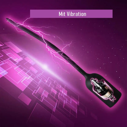 Dilator vibrierend inkl. Batterien 13cm Harnröhrenvibrator Silikon Katheter