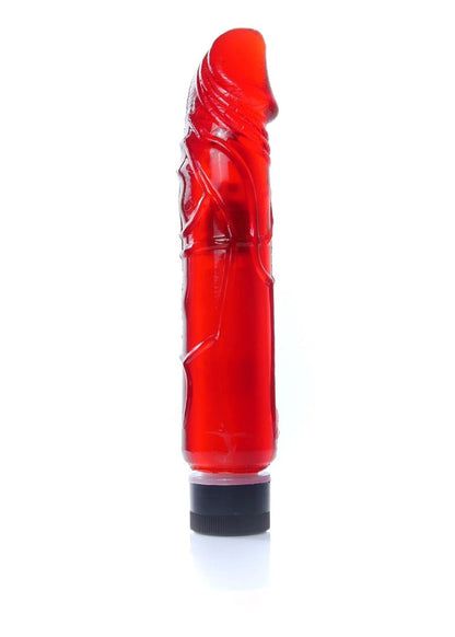 Weicher Juicy Jelly Vibrator mit Adern Realistisch 22cm Dildo Sexspielzeug TPE