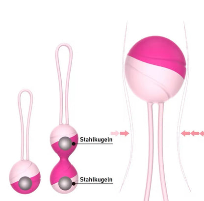 Beckenbodentrainer Vaginalkugeln 3er SET Beckenboden Trainer Liebeskugeln Frauen