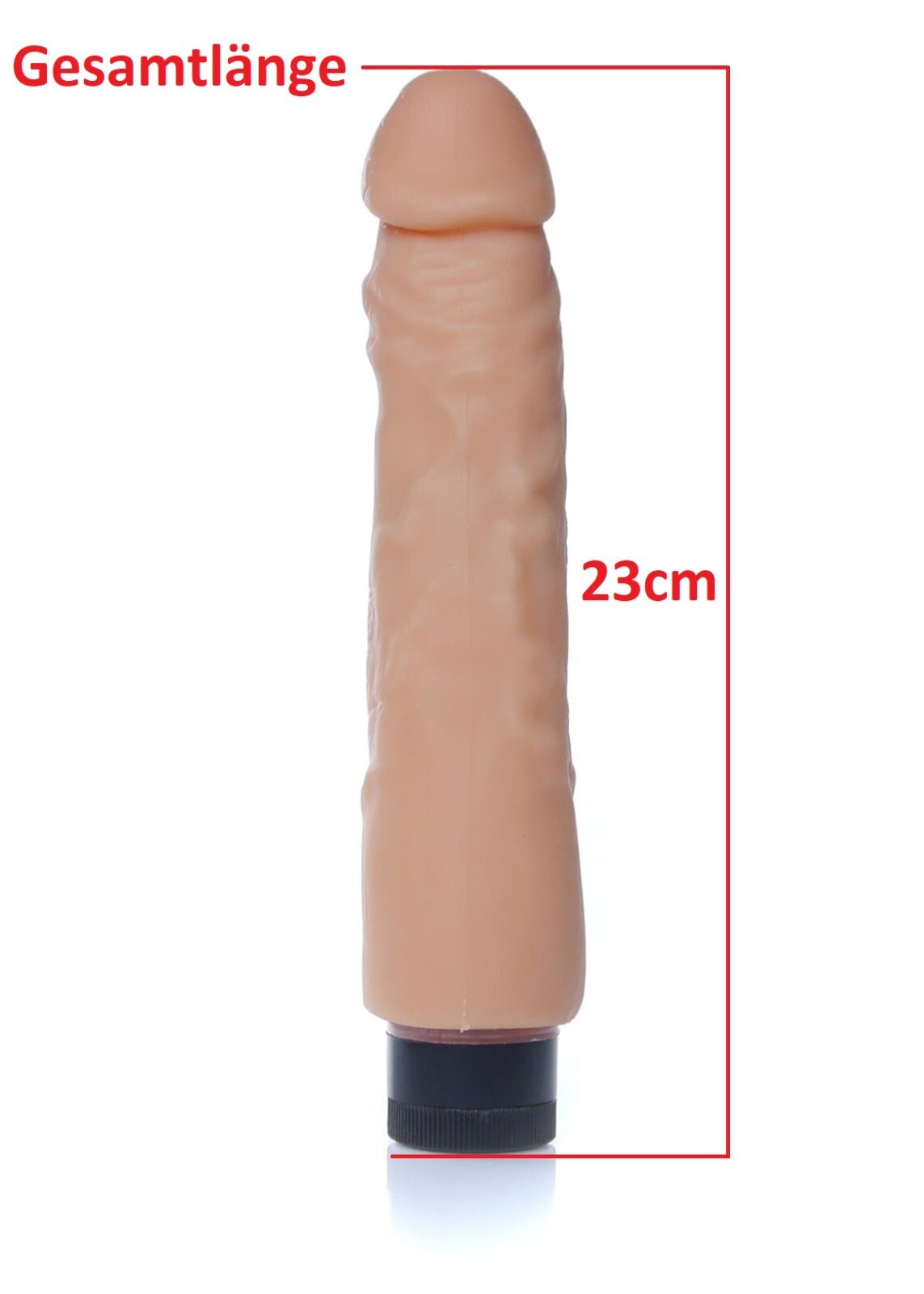 Sehr weicher TPE Vibrator Realistisch 23cm Lang Dildo Vagina Anal Sexspielzeug