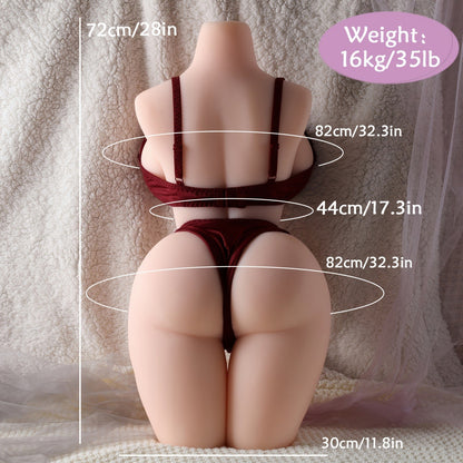 Sex Puppe Torso Masturbator Taschenmuschi Real Doll Sexspielzeug 16KG