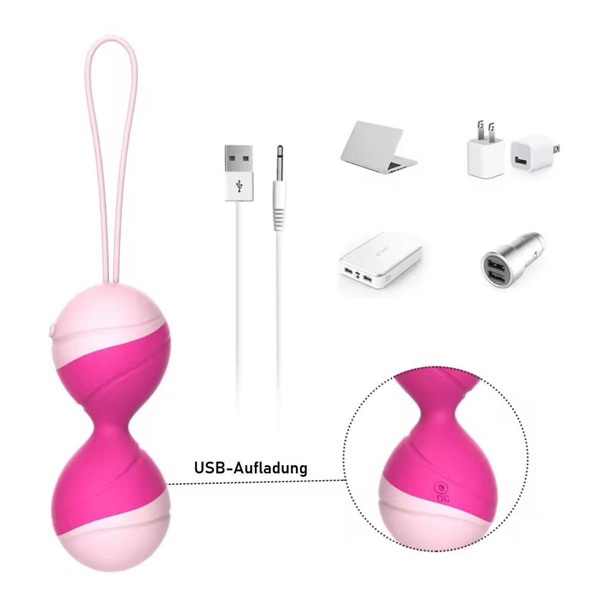 Beckenbodentrainer Vaginalkugeln 3er SET Beckenboden Trainer Liebeskugeln Frauen