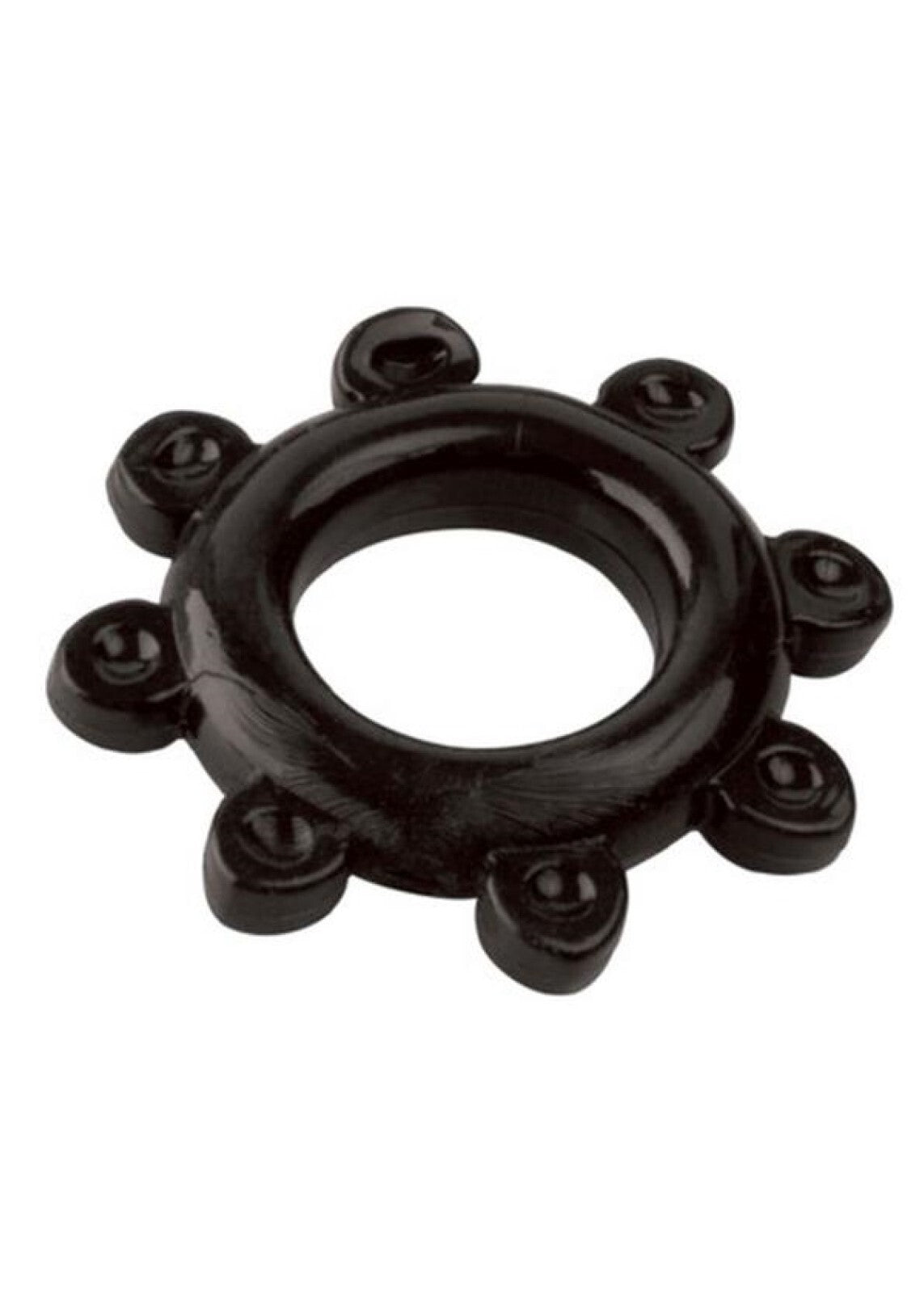 3er Set Penisring Silikon Cockring für starke Erektionen mit Noppen & Rippen