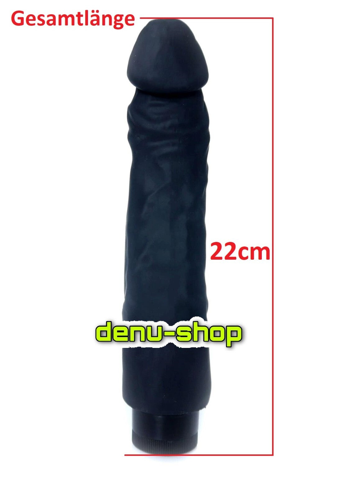 Sehr weicher TPE Vibrator Realistisch 22,5cm Lang Dildo Vagina Anal Sexspielzeug