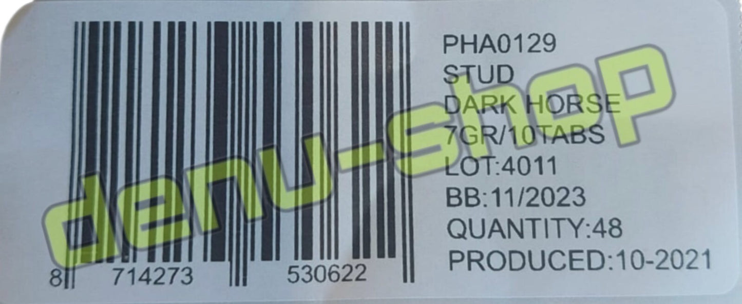 10x Blaue Pillen Herbal 🔥 Stud Dark Horse für Männer 🔥 Selen L-Arginin Ginseng